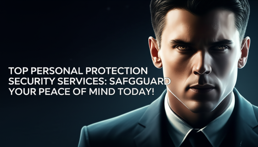 Top Personal Protection Security Services: Safeguard Your Peace of Mind Today!