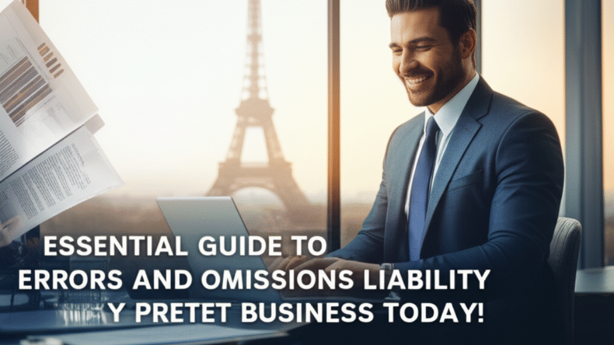 Essential Guide to Errors and Omissions Liability Insurance for Consultants in France: Protect Your Business Today!