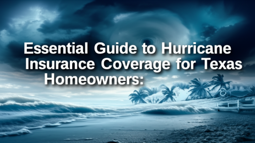 Essential Guide to Hurricane Insurance Coverage for Texas Homeowners: Protect Your Property Today!