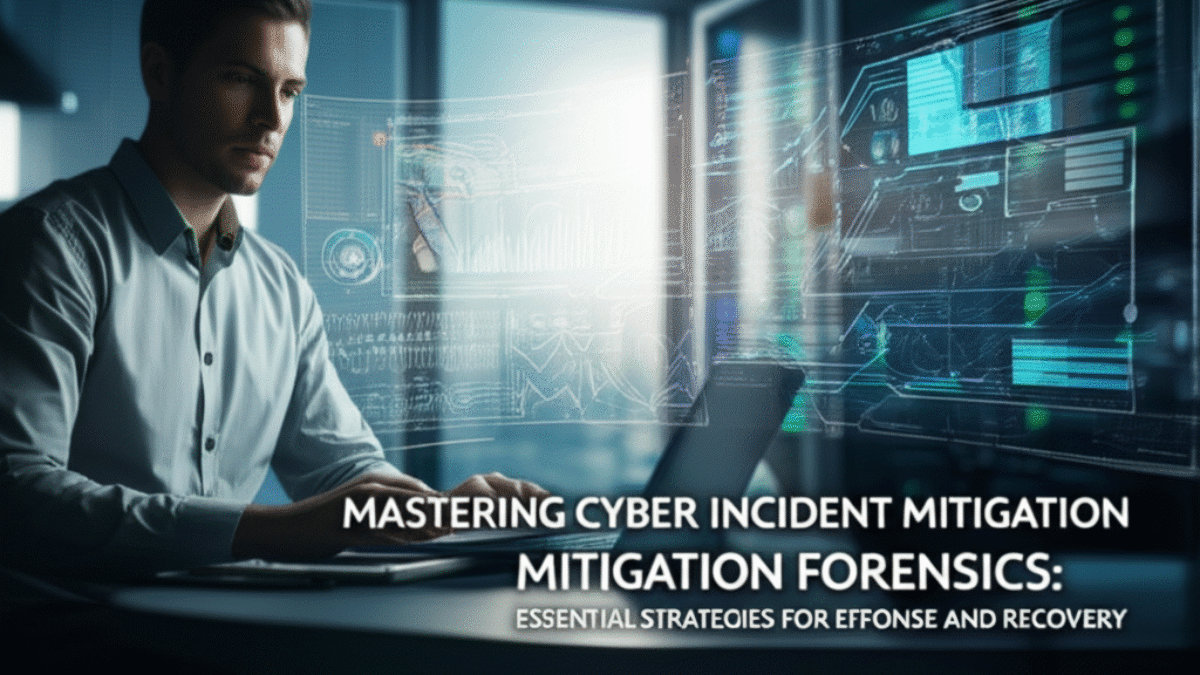 Mastering Cyber Incident Mitigation Forensics: Essential Strategies for Effective Response and Recovery